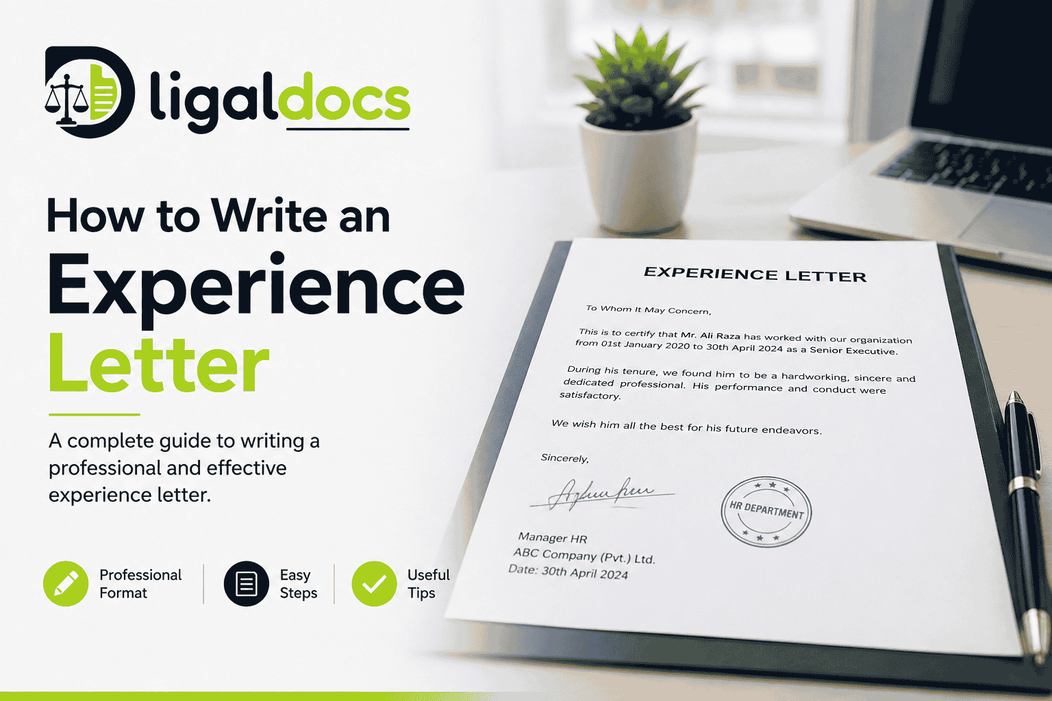 How to Write an Experience Letter