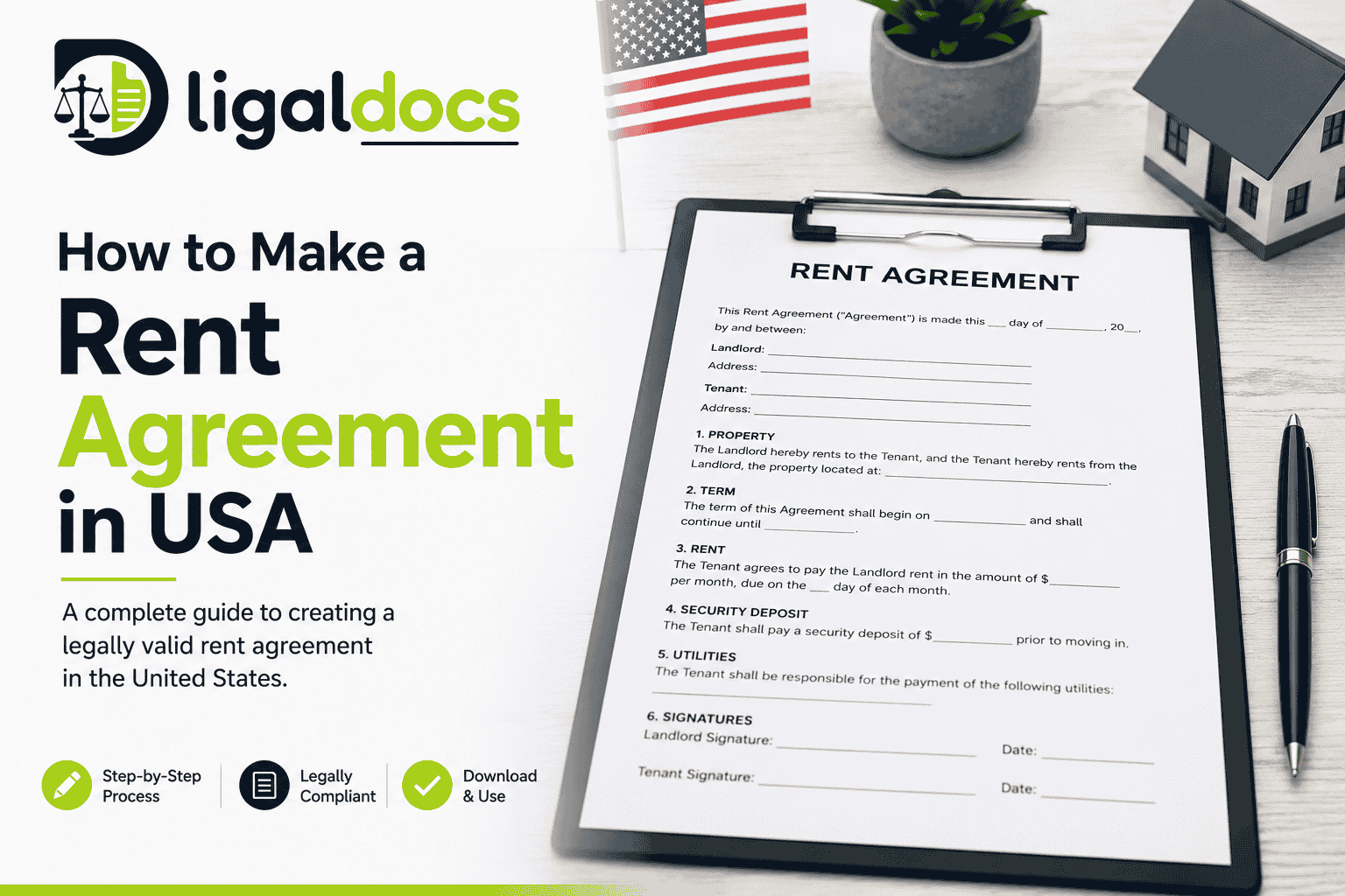 How to Make a Rent Agreement in the USA