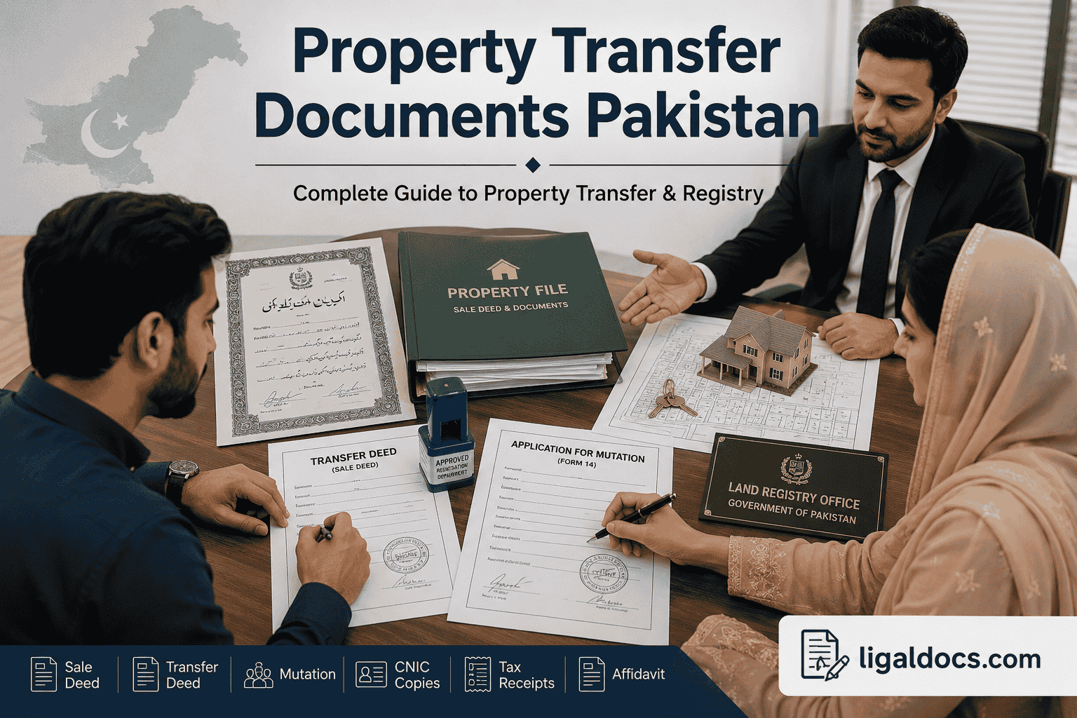 how is property transfer documents Pakistan