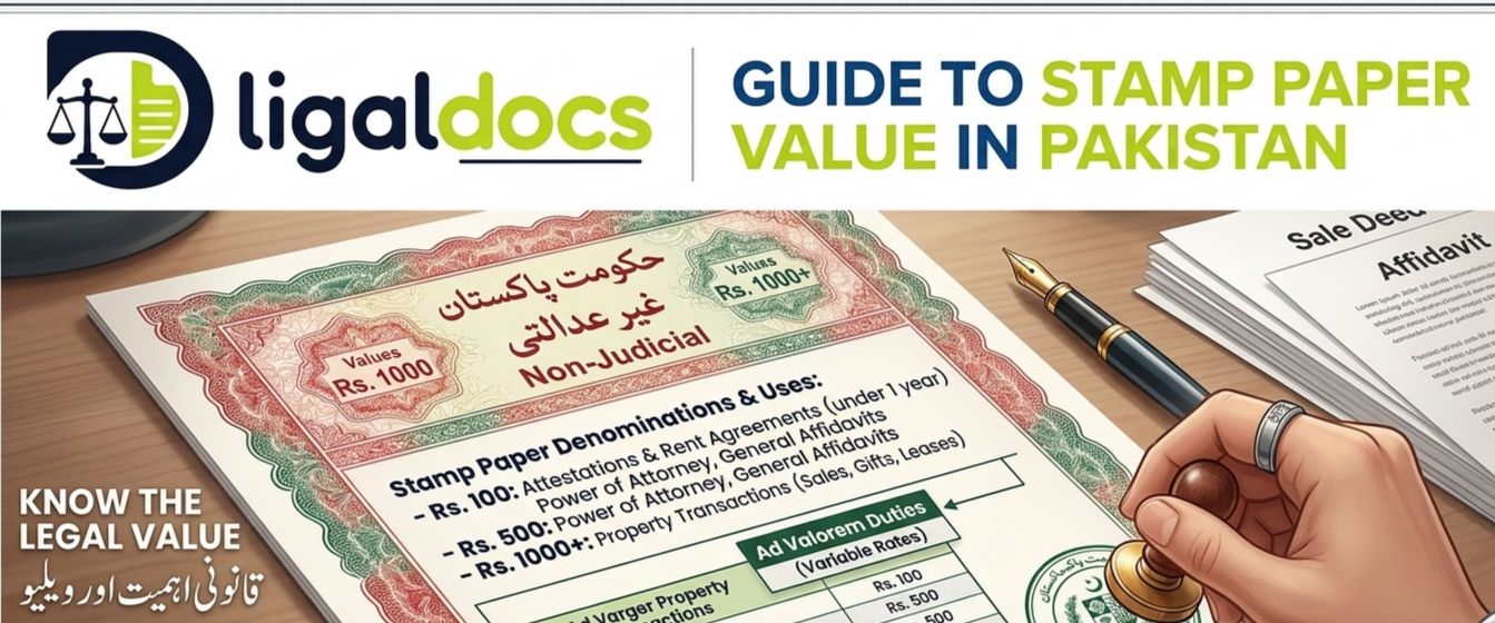 why is Stamp paper value in Pakistan