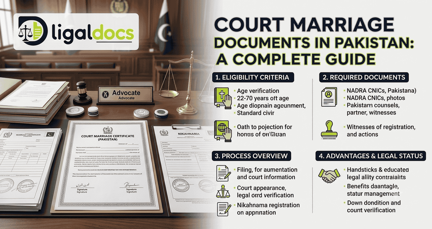 How is Court marriage documents Pakistan