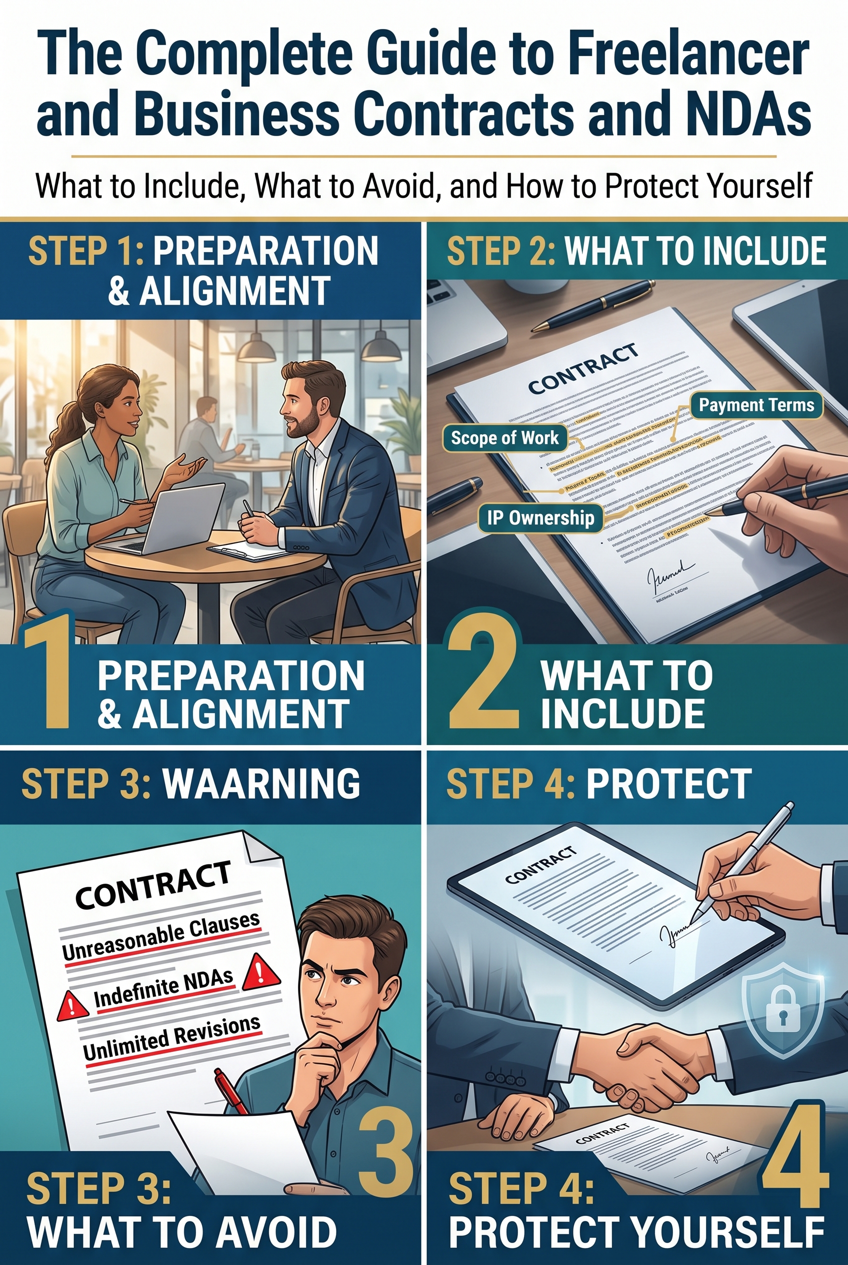 The Complete Guide to Freelancer and Business Contracts and NDAs